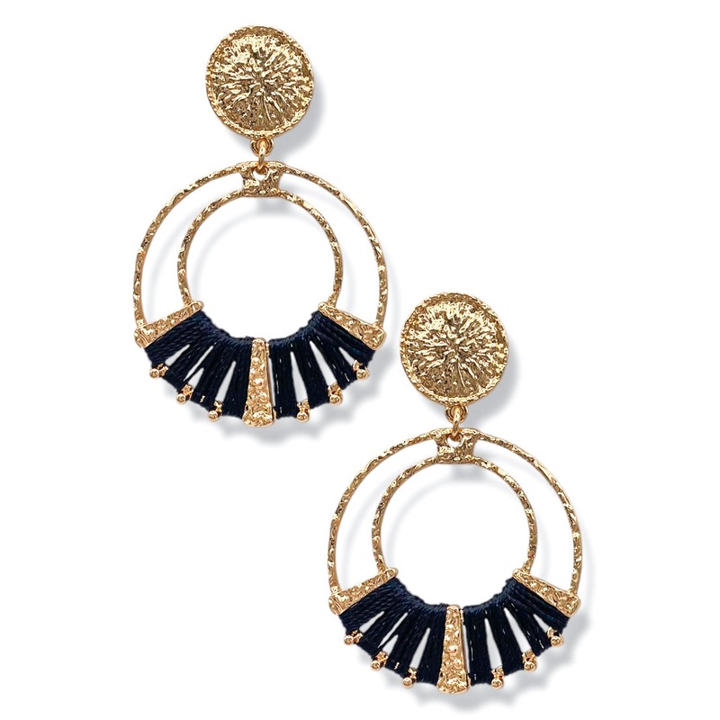 Sole Purpose Black Earrings|Black