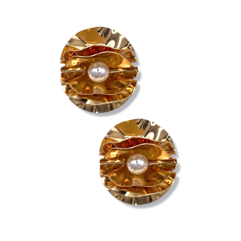 You Complete Me Pearl Accent Earrings *Final Sale*