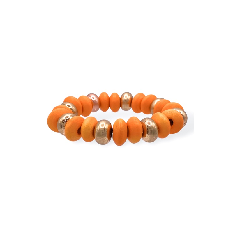 Best Advice Beaded Bracelet|Orange