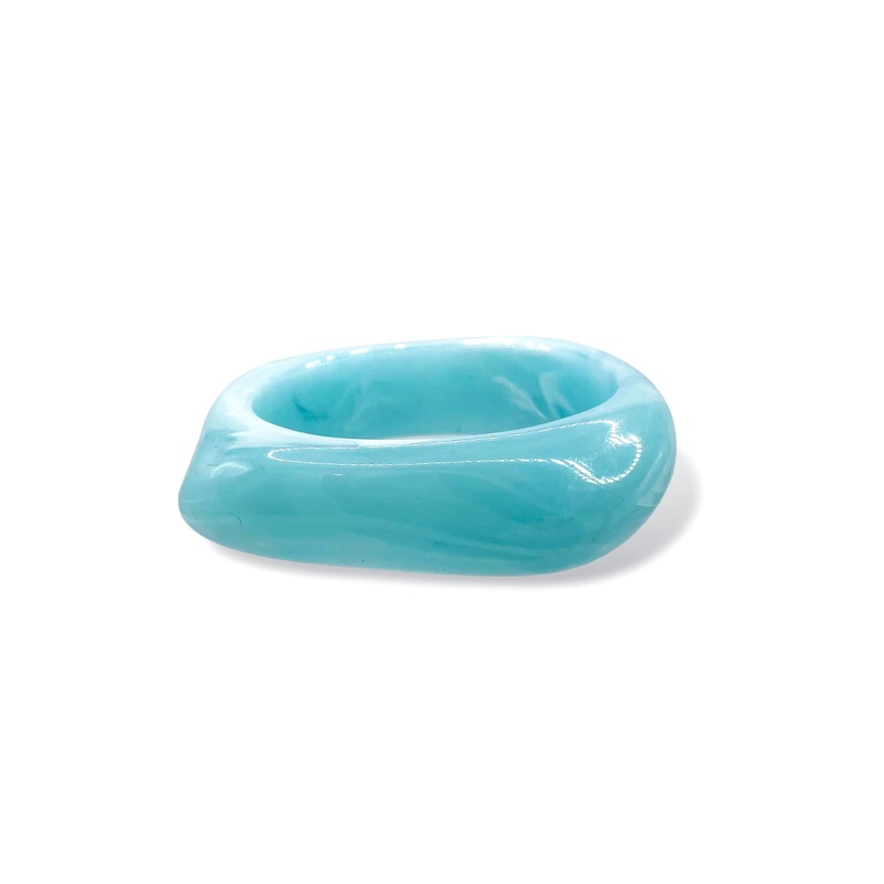 Bold Moves Blue Acrylic Bracelet