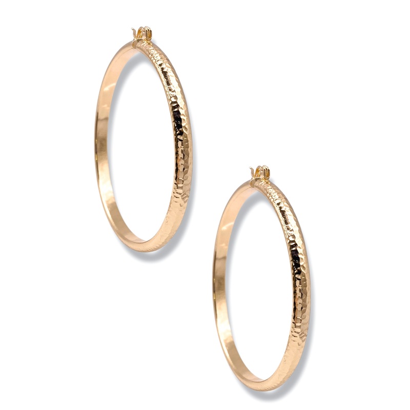 Everyday Gold Statement Hoop Earrings