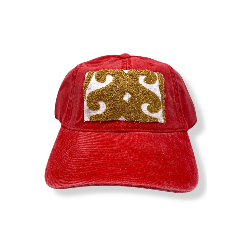 Kilim Baseball Hat Red 7