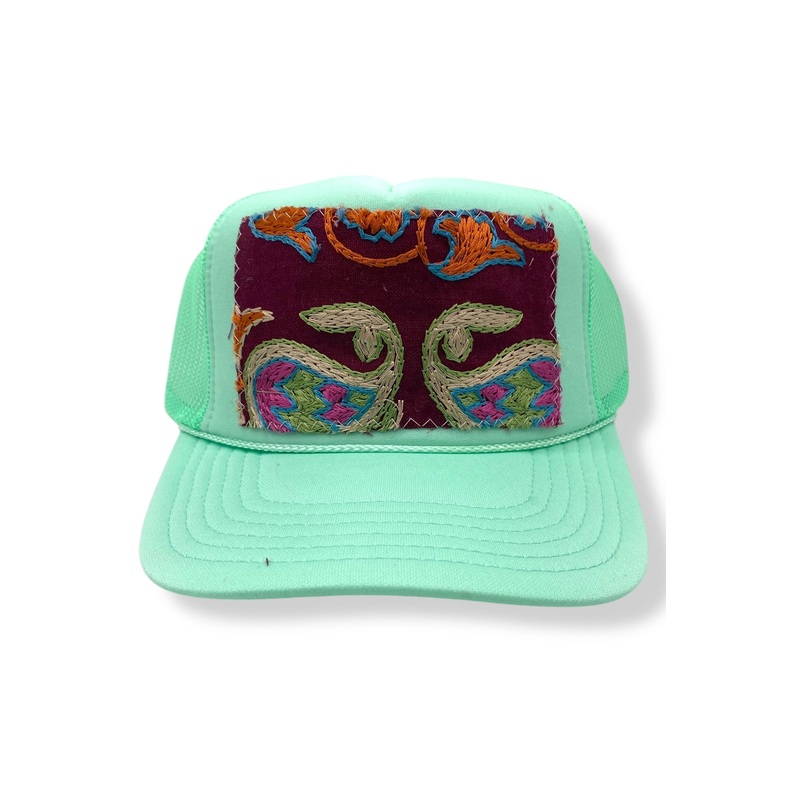 Kilim Trucker Hat – Seafoam 64