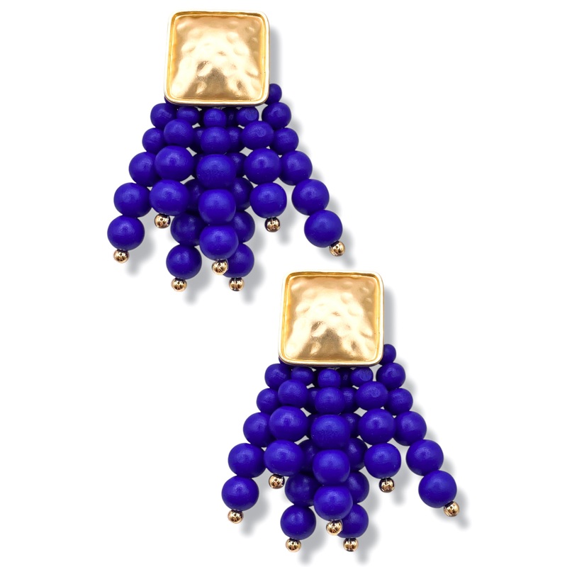 Spark In Your Life Royal Blue Earrings