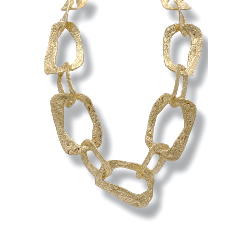 Taking Time Chain Necklace|Gold