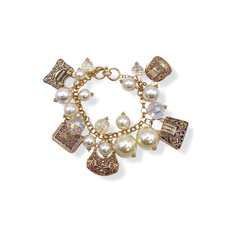Timeless Charm Bracelet|Antique Gold