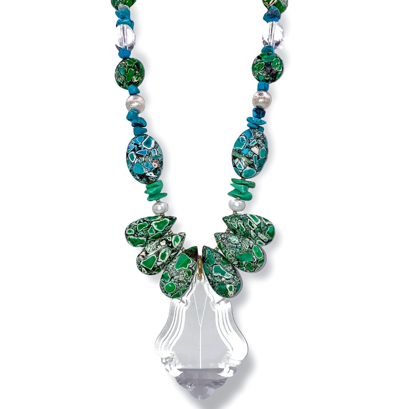 Made in the Deep South 1930s Chandelier Crystal 1960s Necklace