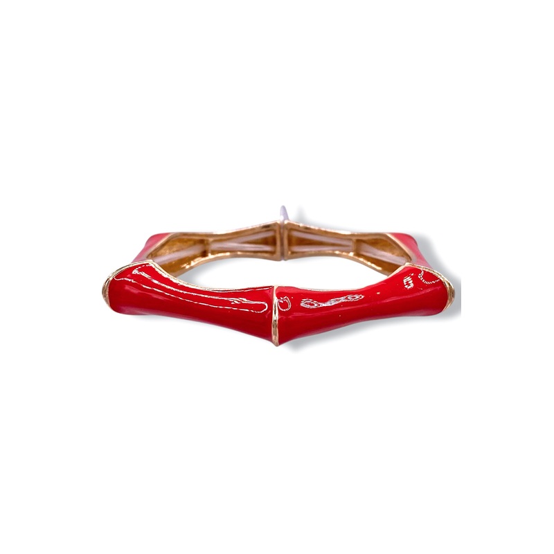 Time Will Tell Red Stretch Bracelet *Final Sale*