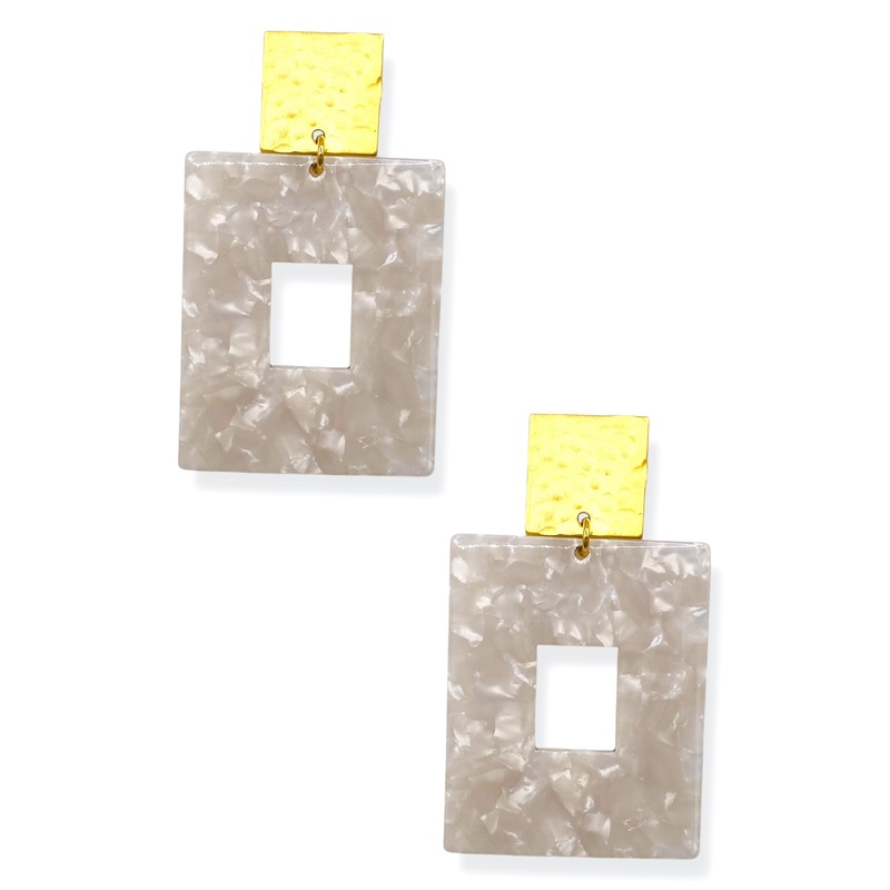 Virtue Time Flies Ivory Earrings