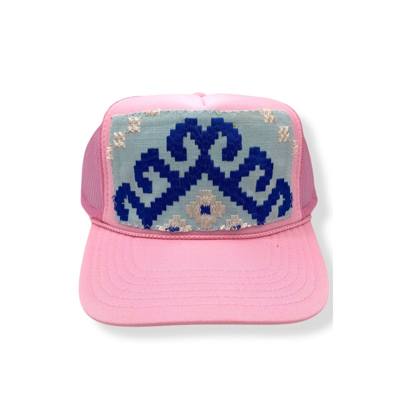 Kilim Trucker Hat – Baby Pink 75