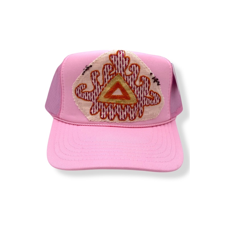 Kilim Trucker Hat – Baby Pink 81