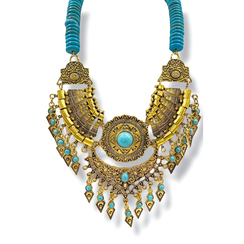 Made In The Deep South 1960s Turquoise Necklace