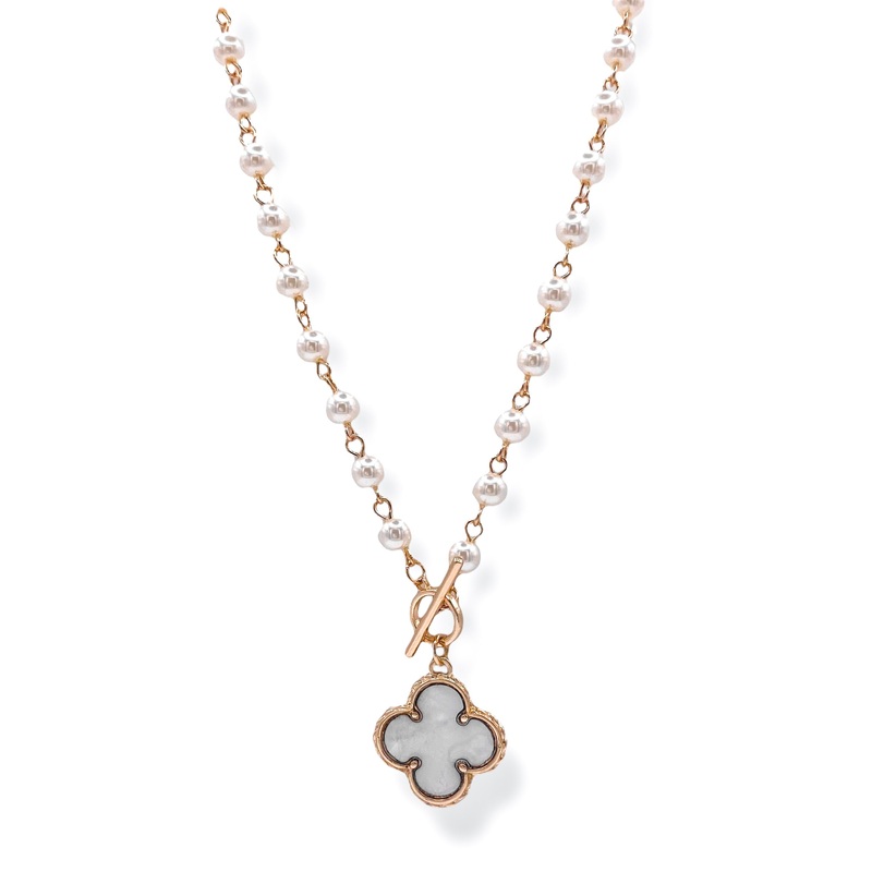 Right About Now Pearl Necklace