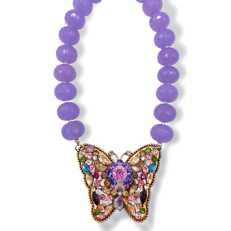 Rockstar In Rome Butterfly Necklace