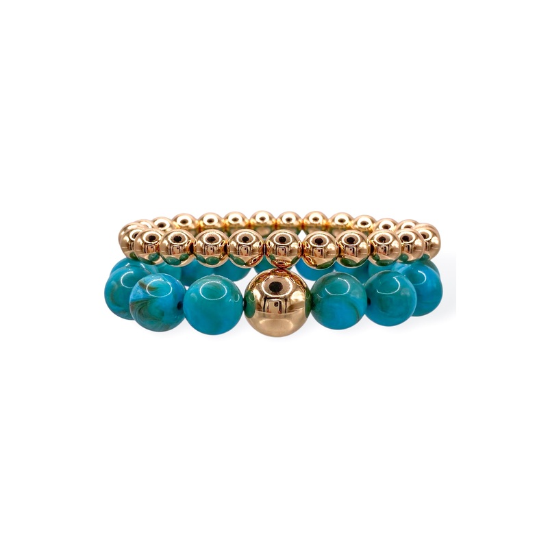 A New Way Turquoise Bracelet Set *Final Sale*