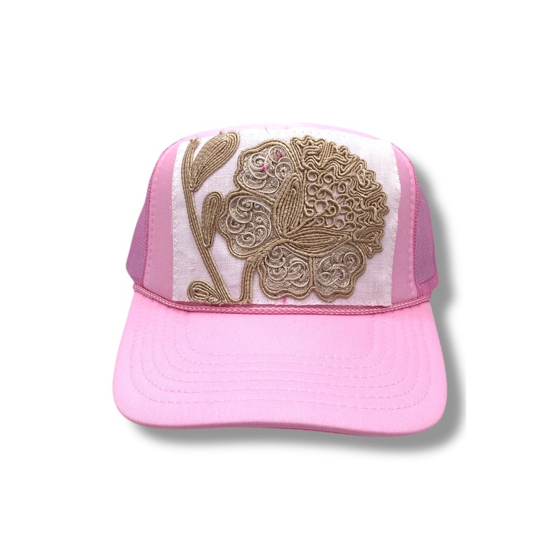 Kilim Trucker Hat – Baby Pink 105