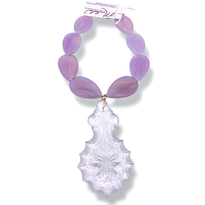 Made In the Deep South 1930s Chandelier Crystal Necklace