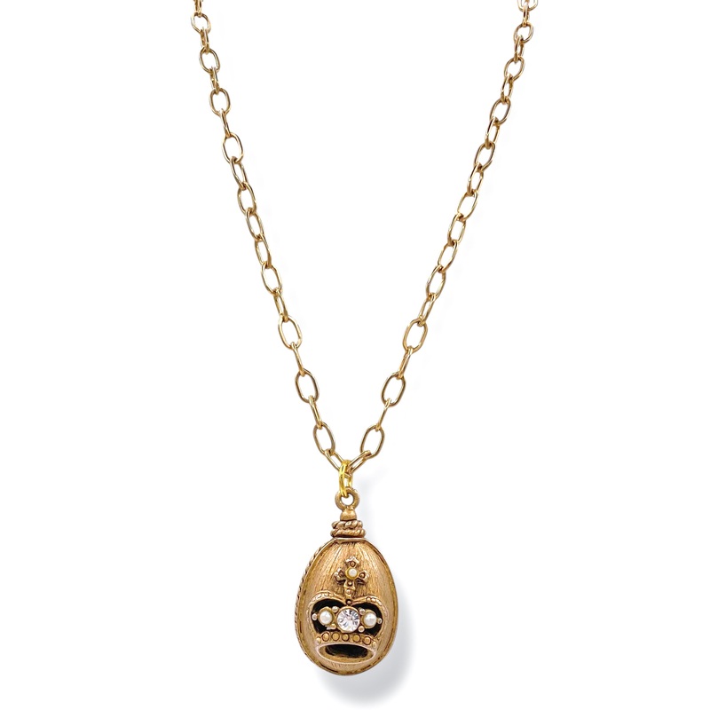 Made in the Deep South 1980s Egg Charm 1970s Chain Necklace