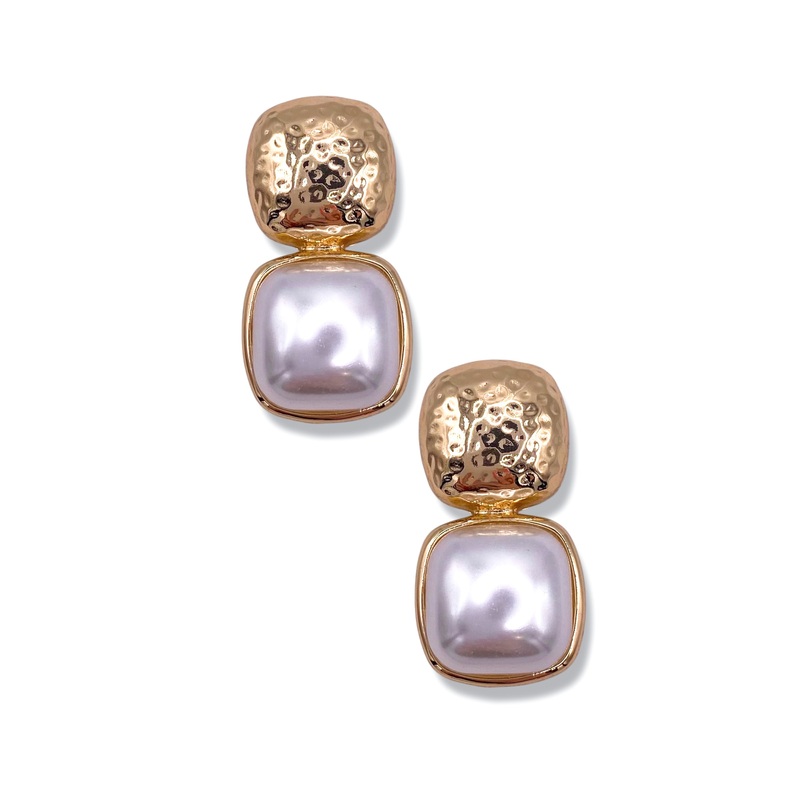 On The Move Square Drop Earrings