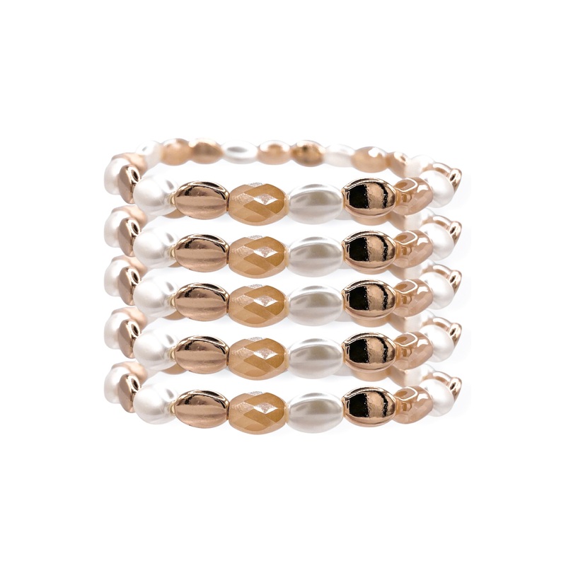 First To Go Beaded Stretch Bracelet Set *Final Sale*