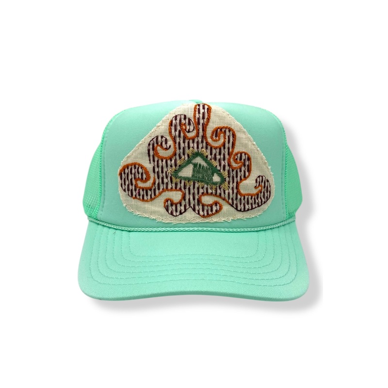 Kilim Trucker Hat – Seafoam 55