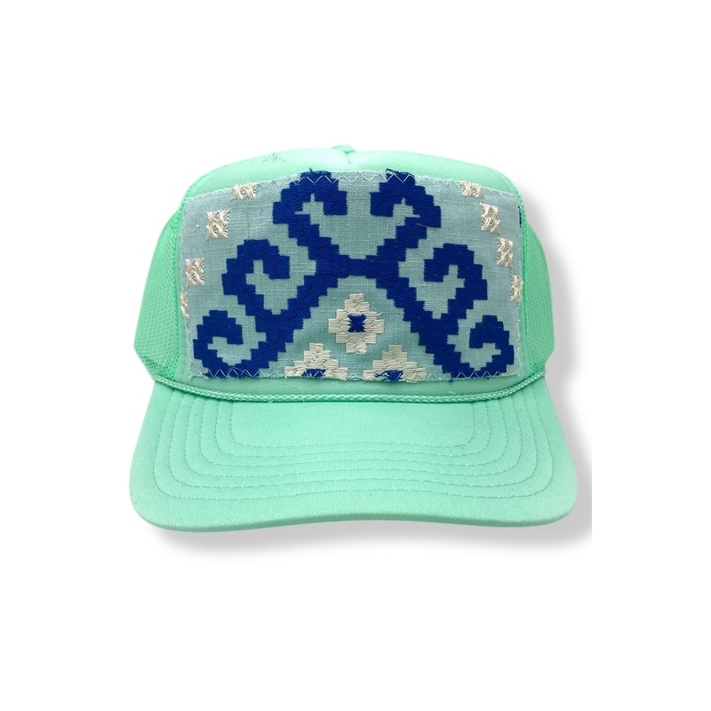 Kilim Trucker Hat – Seafoam 69