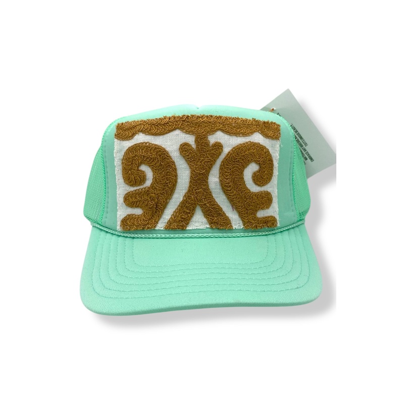Kilim Trucker Hat – Seafoam 70