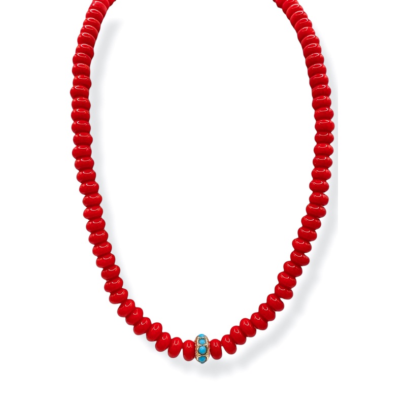 Through The Ringer Beaded Necklace *Final Sale*