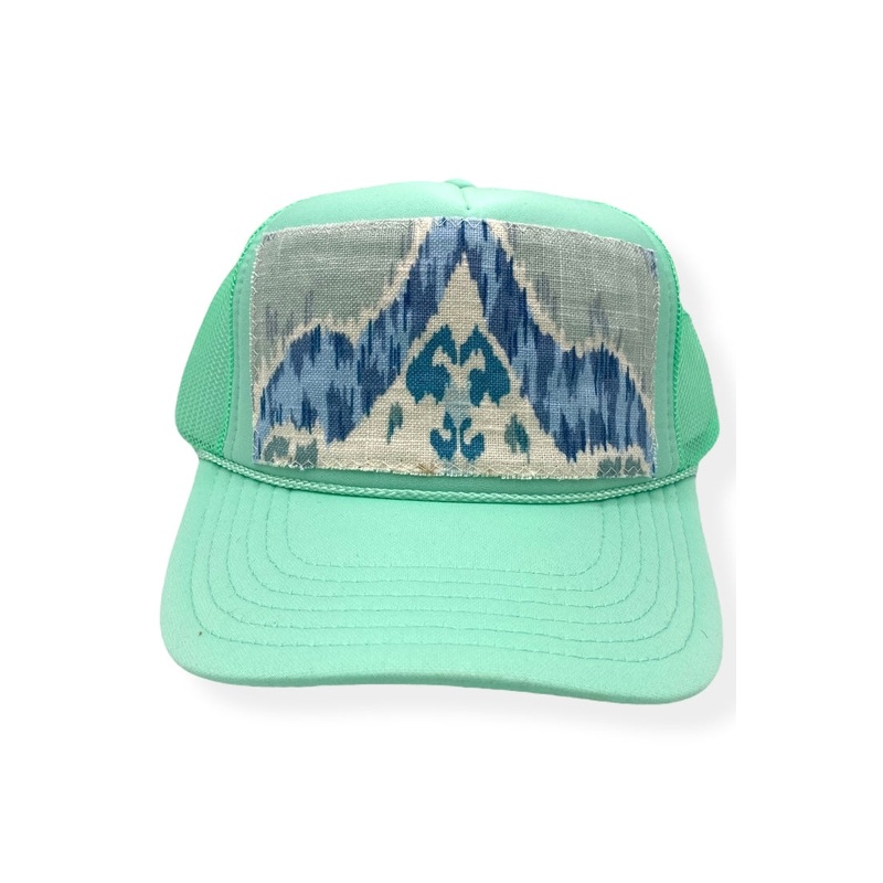 Kilim Trucker Hat – Seafoam 101