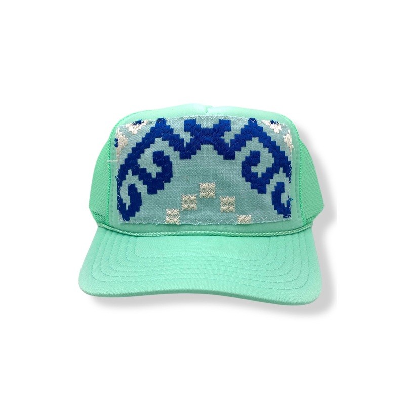 Kilim Trucker Hat – Seafoam 52