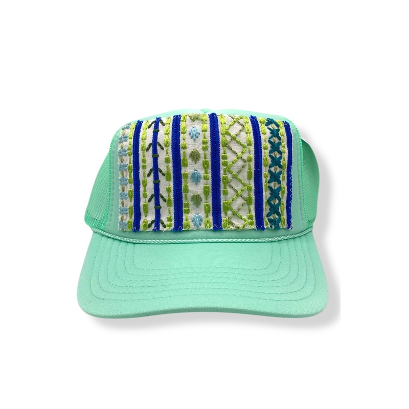 Kilim Trucker Hat – Seafoam 92