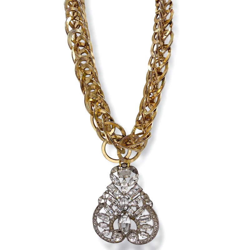Made in the Deep South 1930s Eisenburg Clip 1960s Necklace