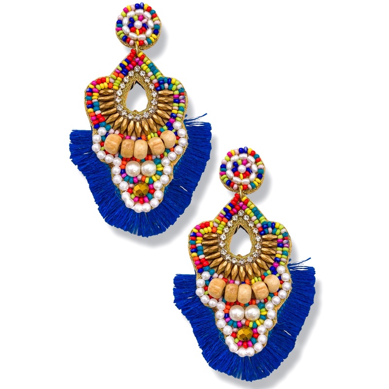 Ear Candy Beaded Statement Earrings *Final Sale*