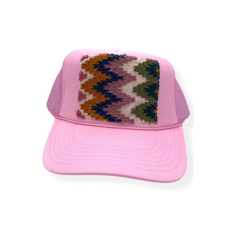 Kilim Trucker Hat – Baby Pink 120