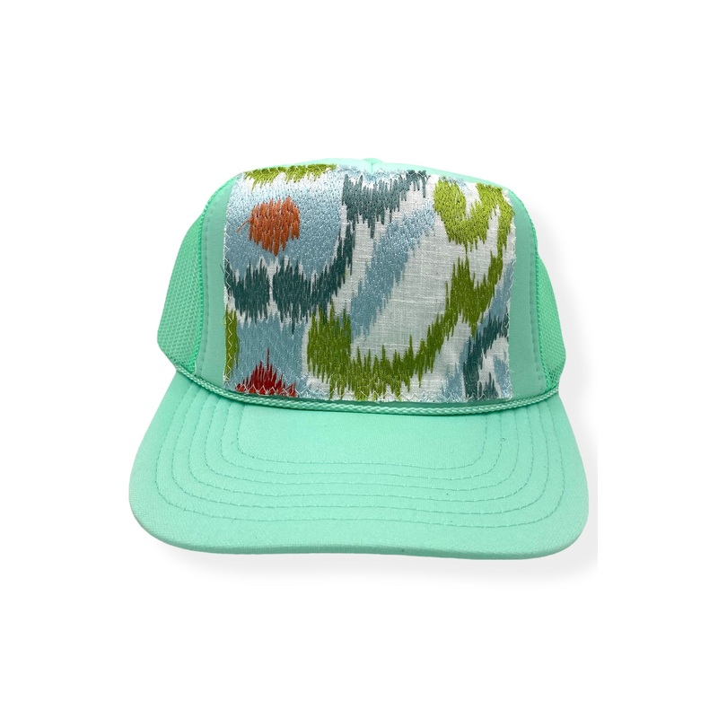 Kilim Trucker Hat – Seafoam 110