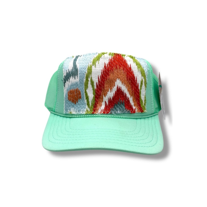 Kilim Trucker Hat – Seafoam 115
