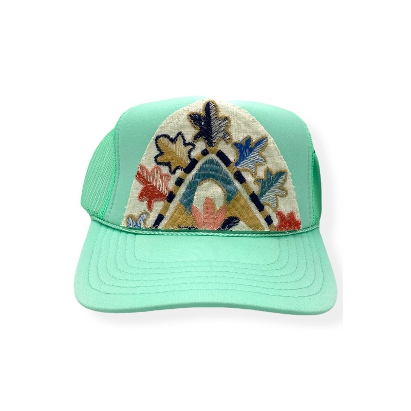 Kilim Trucker Hat – Seafoam 118