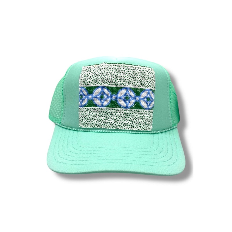 Kilim Trucker Hat – Seafoam 124
