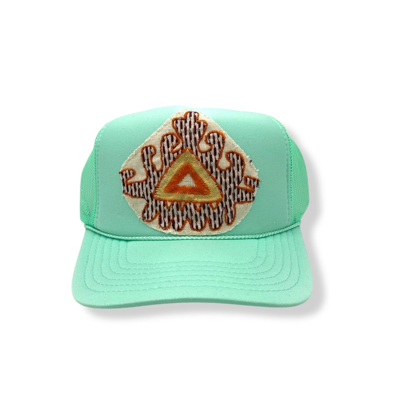 Kilim Trucker Hat – Seafoam 51