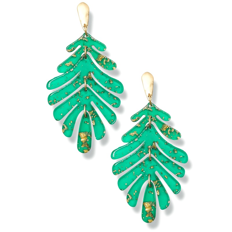 Look At Me Leaf Earrings *Final Sale*