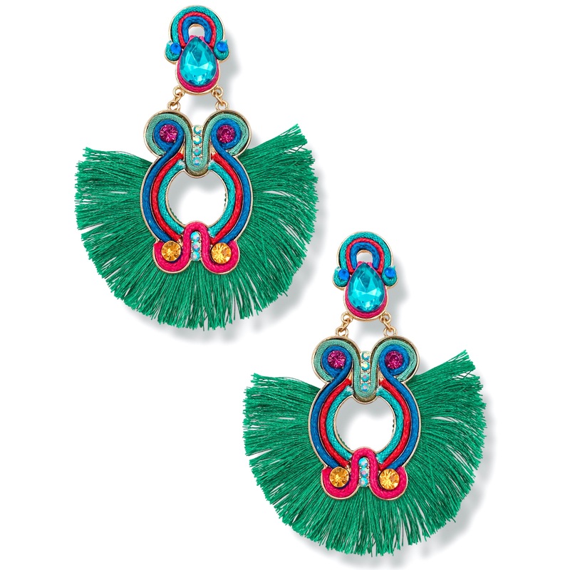 On Your Side Tassel Statement Earrings