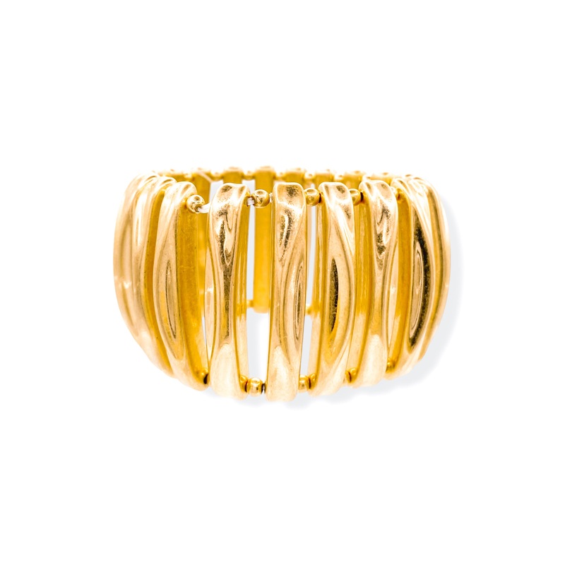 Ribs Shaped CCB Bracelet *Final Sale*