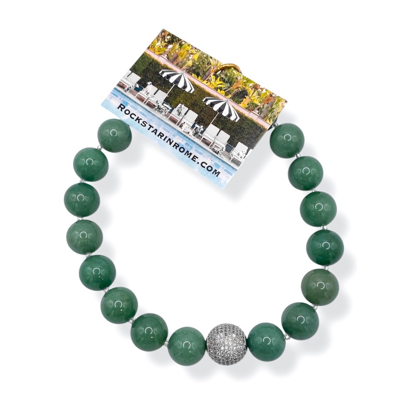 Rockstar In Rome Green Choker Necklace