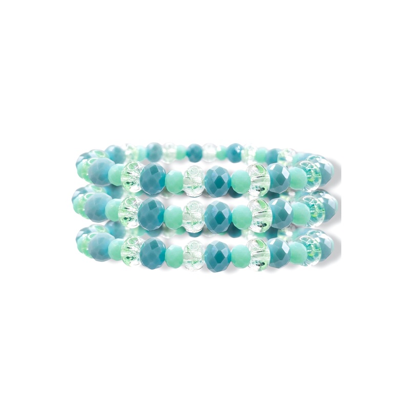 Crisp Breeze Teal Bracelet Set *Final Sale*