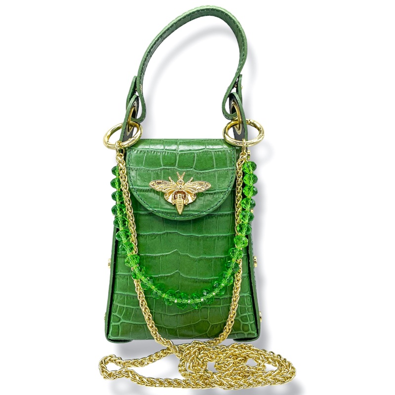 Rockstar in Rome Green Bag