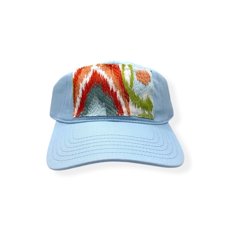 Kilim Baseball Hat – Pale Blue 28