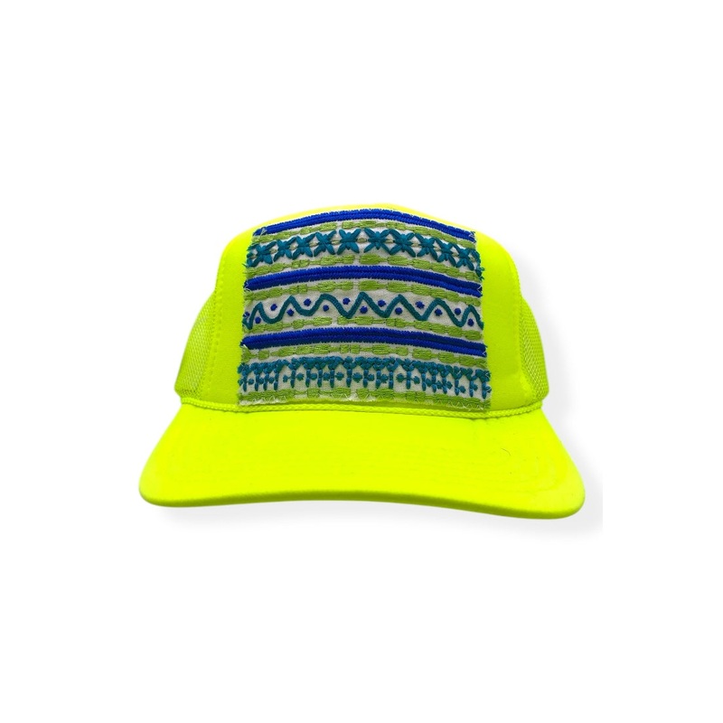 Kilim Trucker Hat – Neon Yellow 13