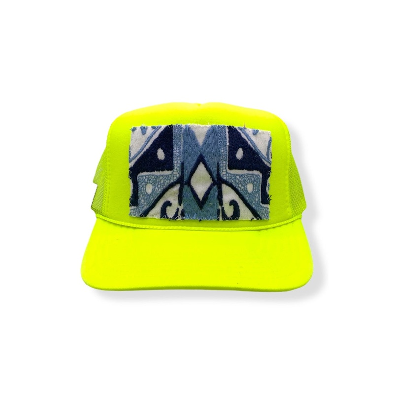 Kilim Trucker Hat – Neon Yellow 7