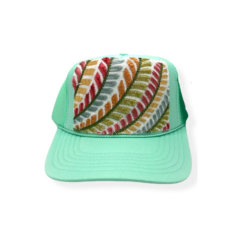 Kilim Trucker Hat – Seafoam 120