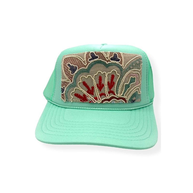 Kilim Trucker Hat – Seafoam 122